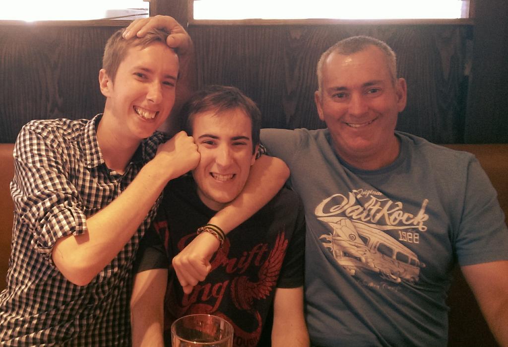 dannybetts85's tweet photo. @rickygervais 
After Derek, I decided to contact my Dad again after 6 years to reunite him and my Autistic Brother http://t.co/RcS4EWUPeq