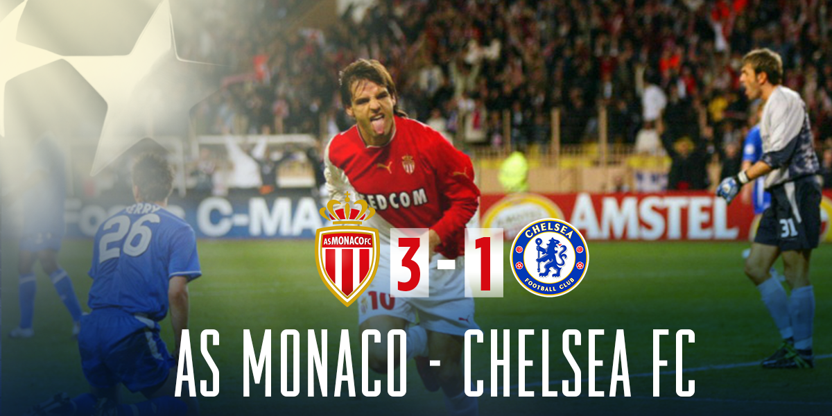 AS_Monaco's tweet image. #OnThisDay : Le 20 avril 2004, l’@AS_Monaco renversait @ChelseaFC 3 buts à 1… #Sourcedinspiration #ASMJUV #UCL