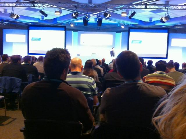 WonderLaura's tweet image. Jeremy Thake @jthake of #Microsoft takes the stage at #EvoConf keynote here in London!