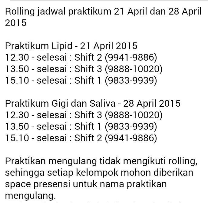 Biokimia I FKG UGM tweet media