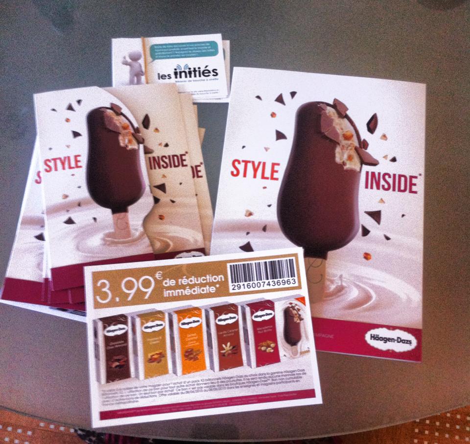 Laetitiablabla's tweet image. Retour du soleil = on va en profiter pour se faire plaisir avec les nouveaux bâtonnets #haagendazs ! #styleinside