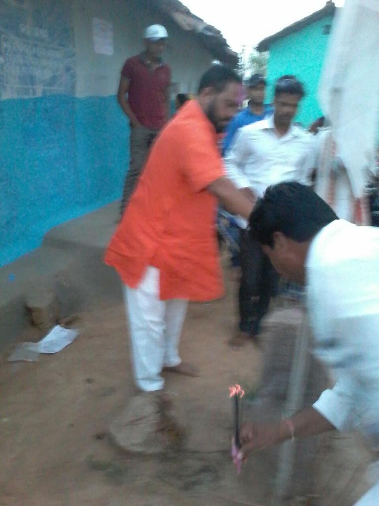 On Jan Sampark Anbhiyan. At various places in Nuapada. Apprised ppl abt welfare measures of the central government