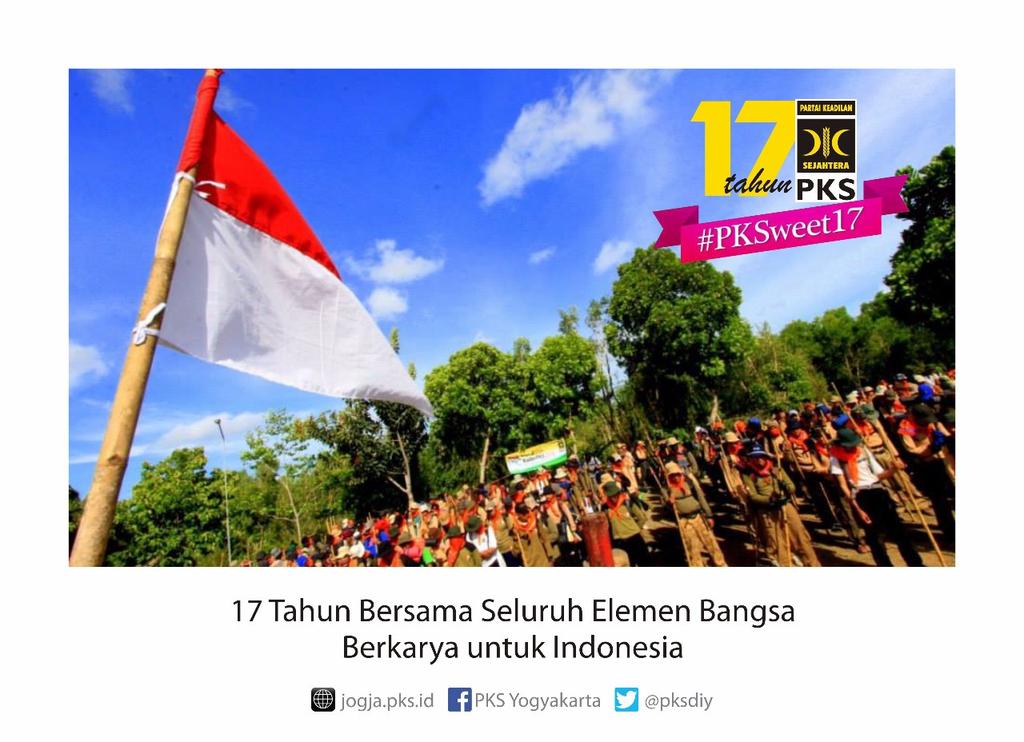 Iri dlm kebaikan boleh² saja, krn toh #PKSweet17 ingin berkarya, membangun Indonesia bersama seluruh elemen bangsa :)
