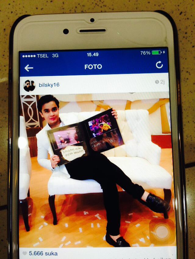 bangbily's tweet photo. Ini instagram asli bg billy yg lain palsu😉 http://t.co/8QSn6aw7KB