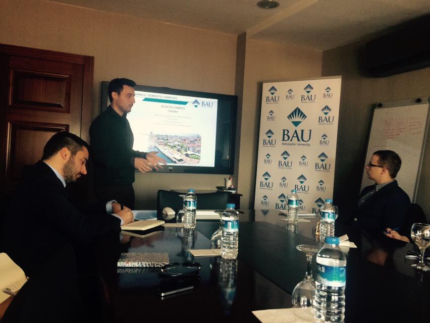 tyouthorg's tweet photo. First stop, Bahçeşehir University http://t.co/gmmtwmT8LG