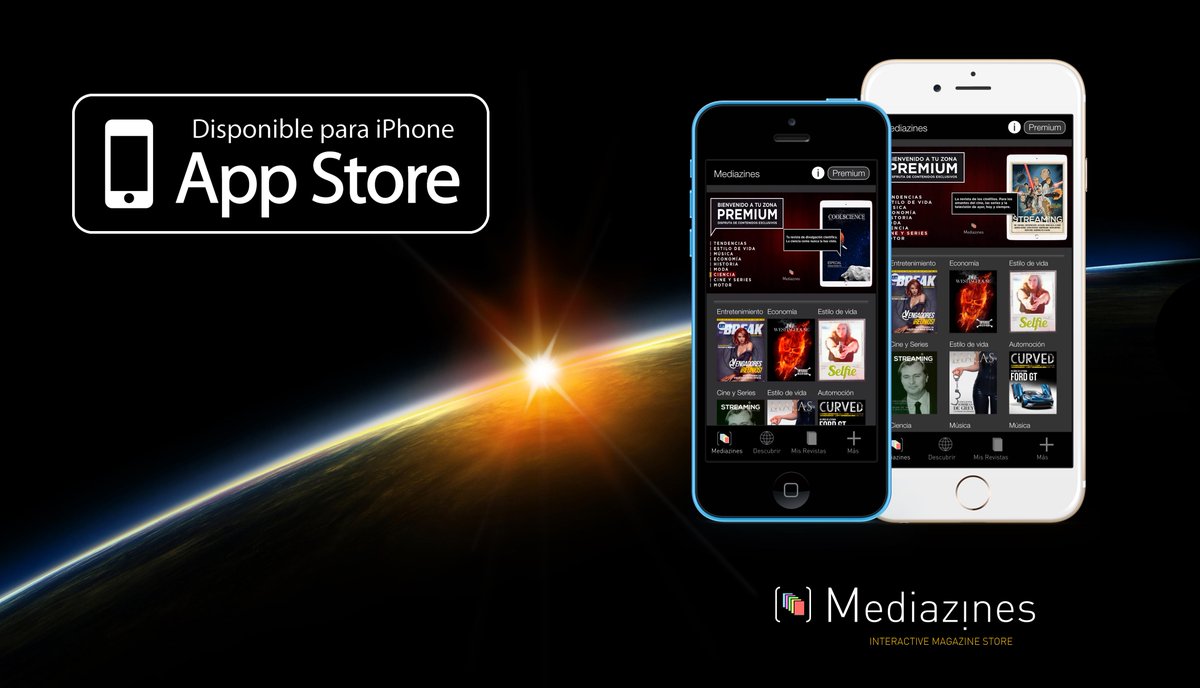 Mediazines's tweet photo. ¡Ya puedes descargar Mediazines en tu #iPhone! http://t.co/EBZUd21LgR