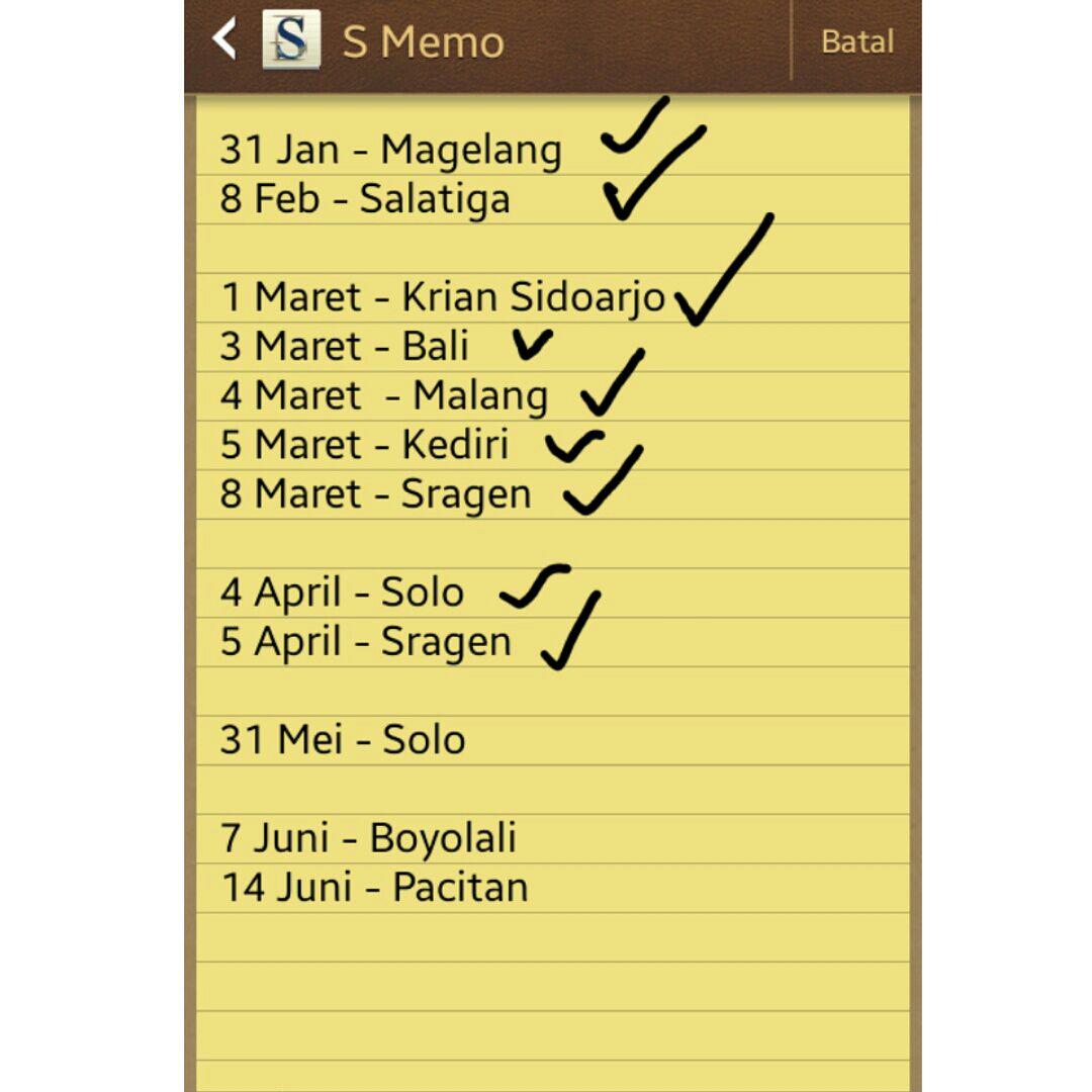 Jadwal Sementara #Gigs #YoungsterDay