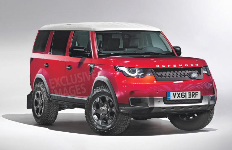 AutoExpress's tweet photo. Land Rover to create large Defender family when the new car finally arrives in 2018 - http://t.co/j1VxHp8lqn http://t.co/0bx828ihtv