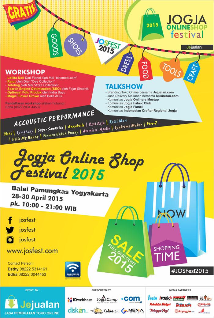 JogjaToday's tweet photo. Nyesel kalo ga dateng @JOSFest #JOSFest2015, sehari lagi, Doorprice diundi besok, dihibur juga oleh @olski_ http://t.co/GDeL4JBBVL
