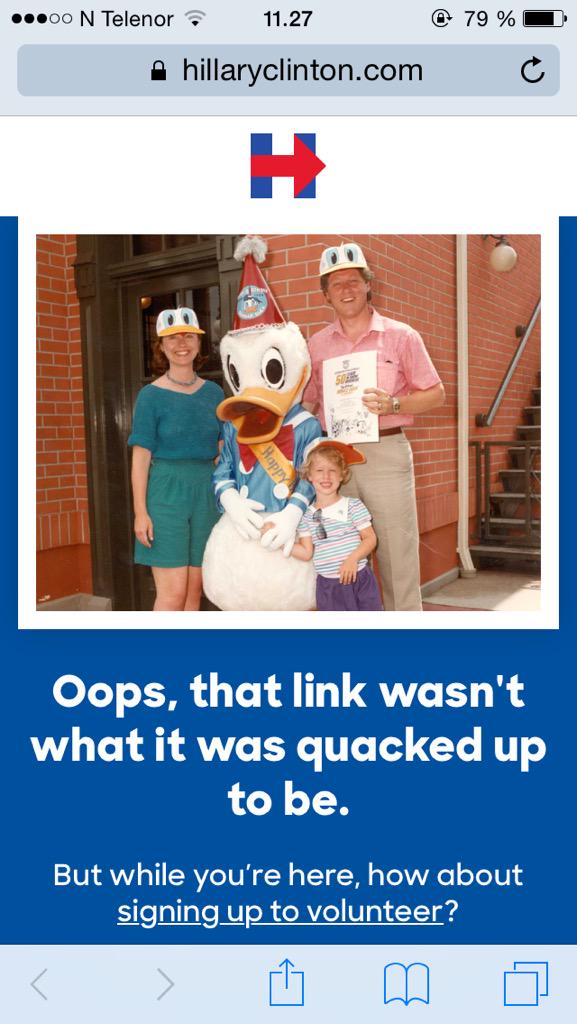 alicebeate's tweet photo. Hahah Hillary Clinton's 404 page http://t.co/yR1uffUGhh