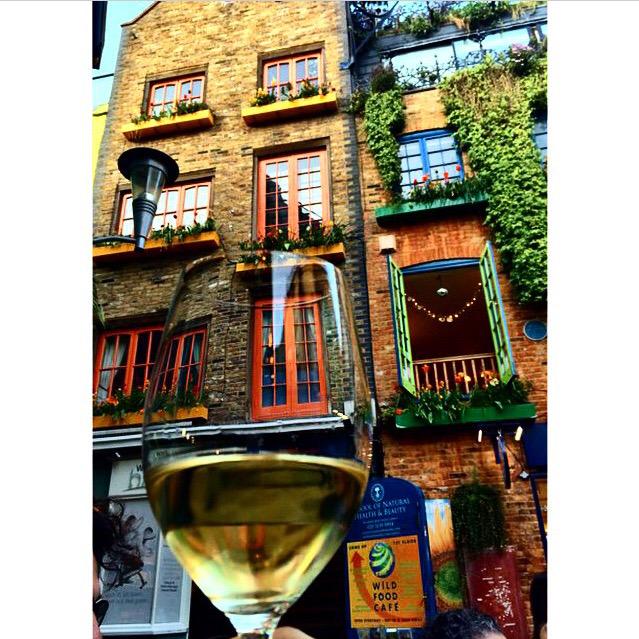 Cheers, Monday. Lunch &amp; wine on the terrace to ease into the week #sunnydays #nealsyard