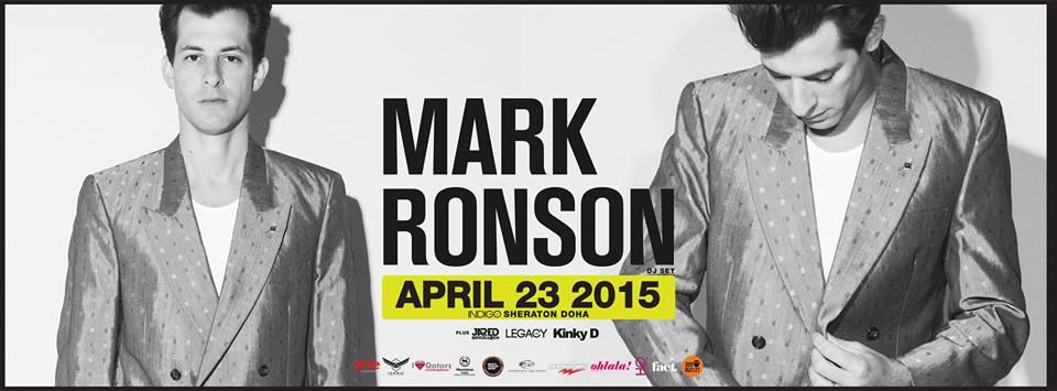 BLXQatar's tweet photo. Mark Ronson is coming! And so should you! :)
23rd April 2015 - Mark the Date.
https://t.co/B0Wan4mPY7
#IndigoVIP http://t.co/A8ovWqkcVv