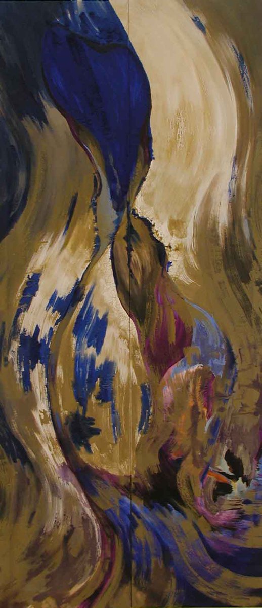 L'Alieno (95.5 x 220) olio su tela - anno 2011