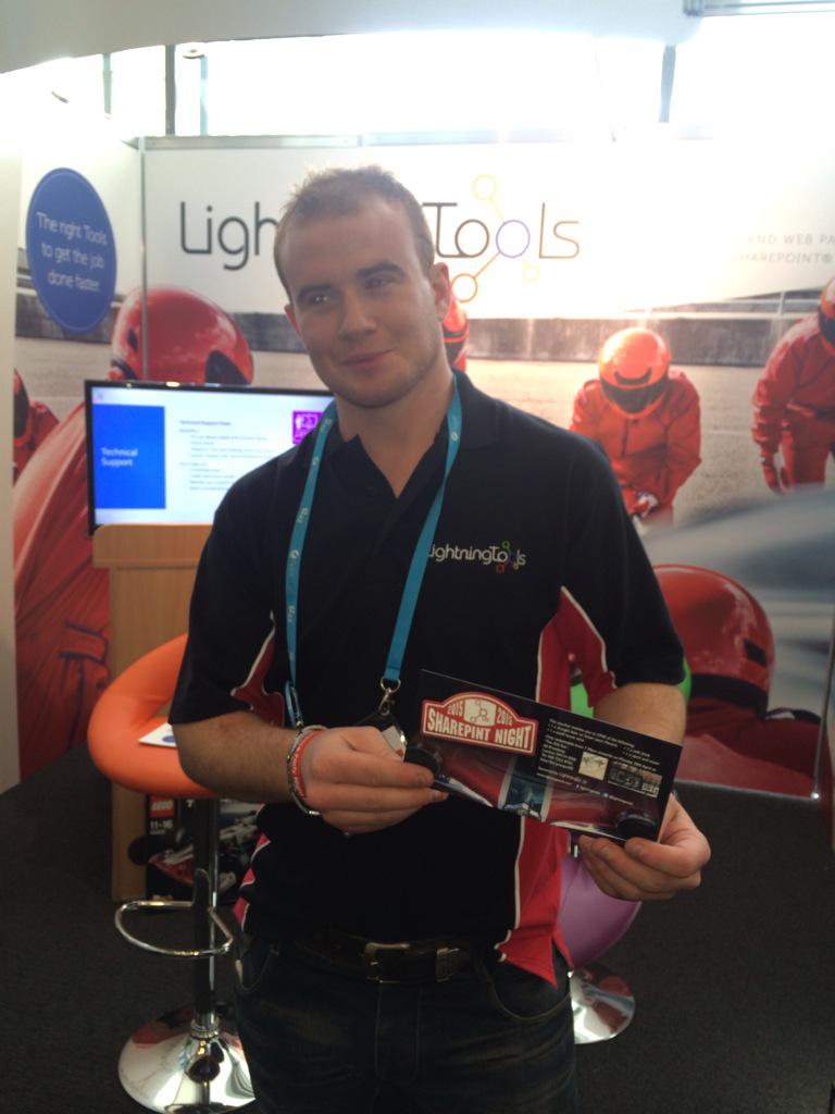 brettlonsdale's tweet image. Get you SharePint drinks voucher from @lightningtools #EvoConf