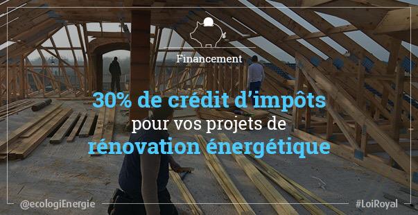 Ecologie_Gouv's tweet photo. [#VotreÉnergie] "Le crédit d'impôt transition énergétique a été simplifié &amp; renforcé" @RoyalSegolene #LoiRoyal #COP21 http://t.co/P2kFZlqKIT