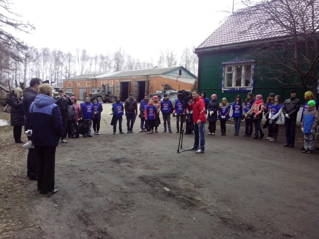 faass777's tweet image. Зам. главы администр. Вязниковского р-на Александр Лазарев дал старт Маршу парков в Комзяках #Вязники #ООПТ