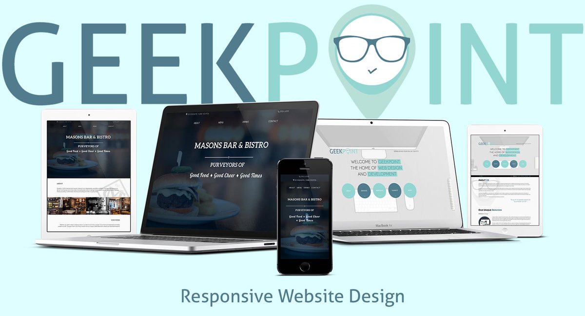 GeekPointDesign's tweet image. From April 21st Google search will no longer rank your non-responsive website, we can help! #responsive #google #b2b
