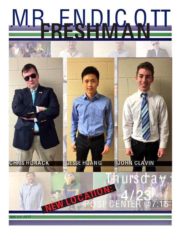 ATTN: this years FRESHMAN CONTESTANTS ARE.....