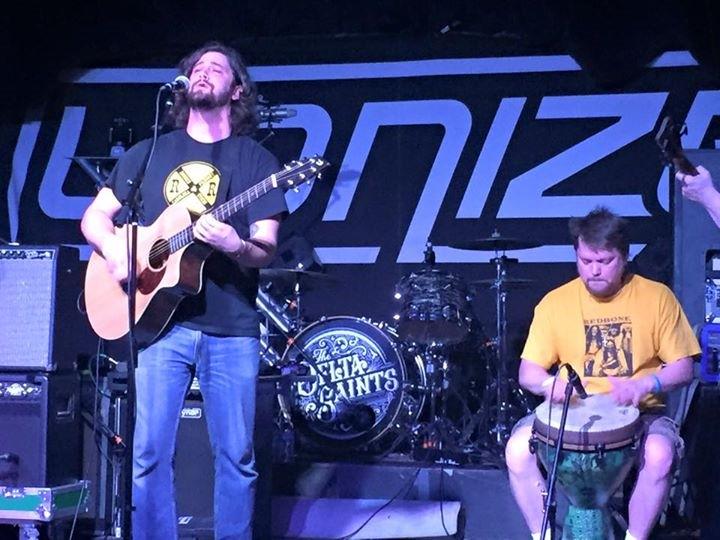 DeBuke's tweet photo. on the djembe to spread some T-Town love thx to @DavidCastroBand - @LionizeMusic - @TheDeltaSaints &amp; @MeghannBWright http://t.co/Glv1rh3uhr