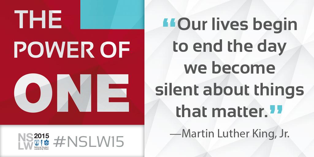 NatStuCo's tweet photo. This week's #MotivationMonday quote is in honor of #NSLW15! #quoteoftheday http://t.co/ndSe86zFSR