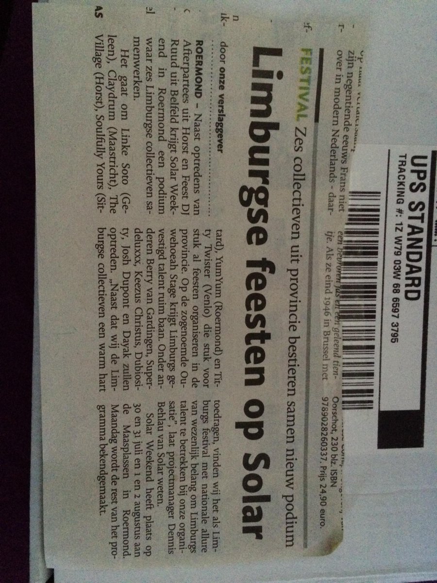 Stvvisuals's tweet photo. Local newspaper @Solarweekend @YumYumMusic @svaiyvekx #techno #music http://t.co/edfgGUInle