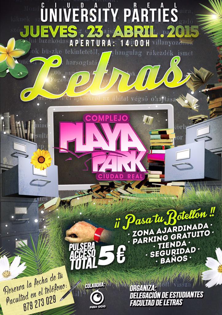 CervezadasCr's tweet photo. RT y síguenos!! GANA 10 pulseras Para @CervezadasCr LETRAS el próximo jueves 23 abril en @playa_park_ CIUDAD REAl http://t.co/NFhbGWJiL9