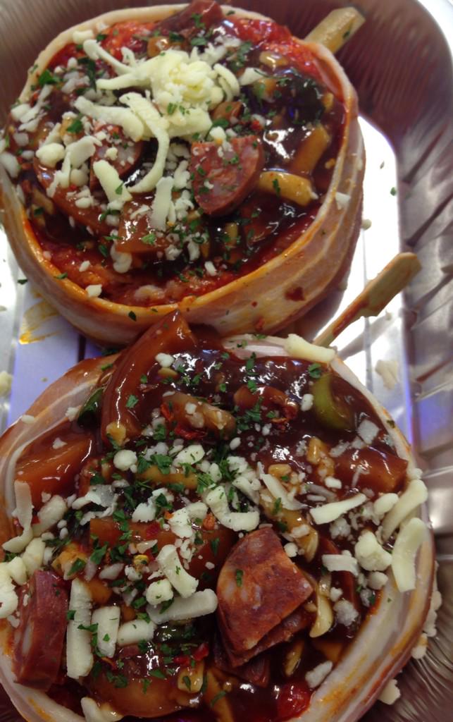 Tonight's dinner from <a href="/Trendallsltd/">Trendalls Butchers</a> Smoky BBQ pork &amp; chorizo nests!!