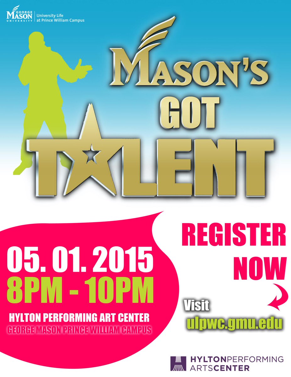 Hey Mason Nation! Make sure to join us for a fun-filled evening of performances showcasing the talents of students!
