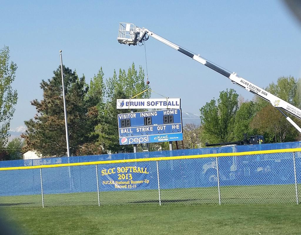 slccAD's tweet photo. All good things must come to an end. Stay tuned for exciting upgrade  @SLCC_Softball http://t.co/vekE6CRc1m
