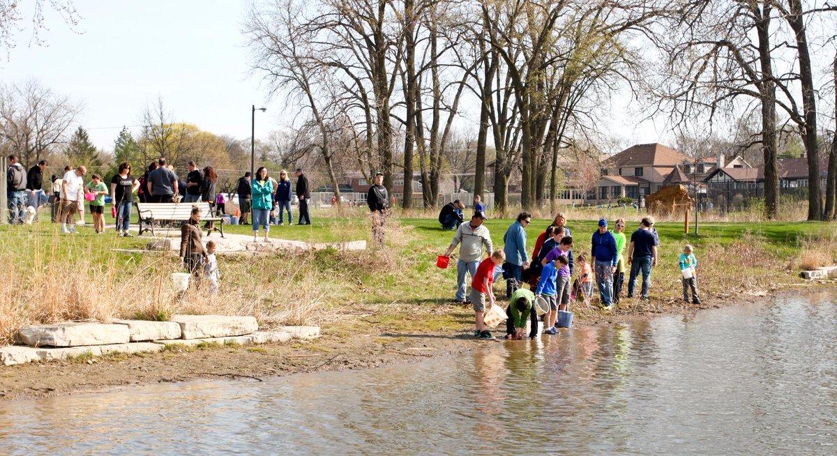 BlmngdaleParks's tweet photo. Check out photos from the Annual Fish Release held at Lakeview Park this past Saturday. http://t.co/l3JhGvy36l http://t.co/ZJOkel8PFY