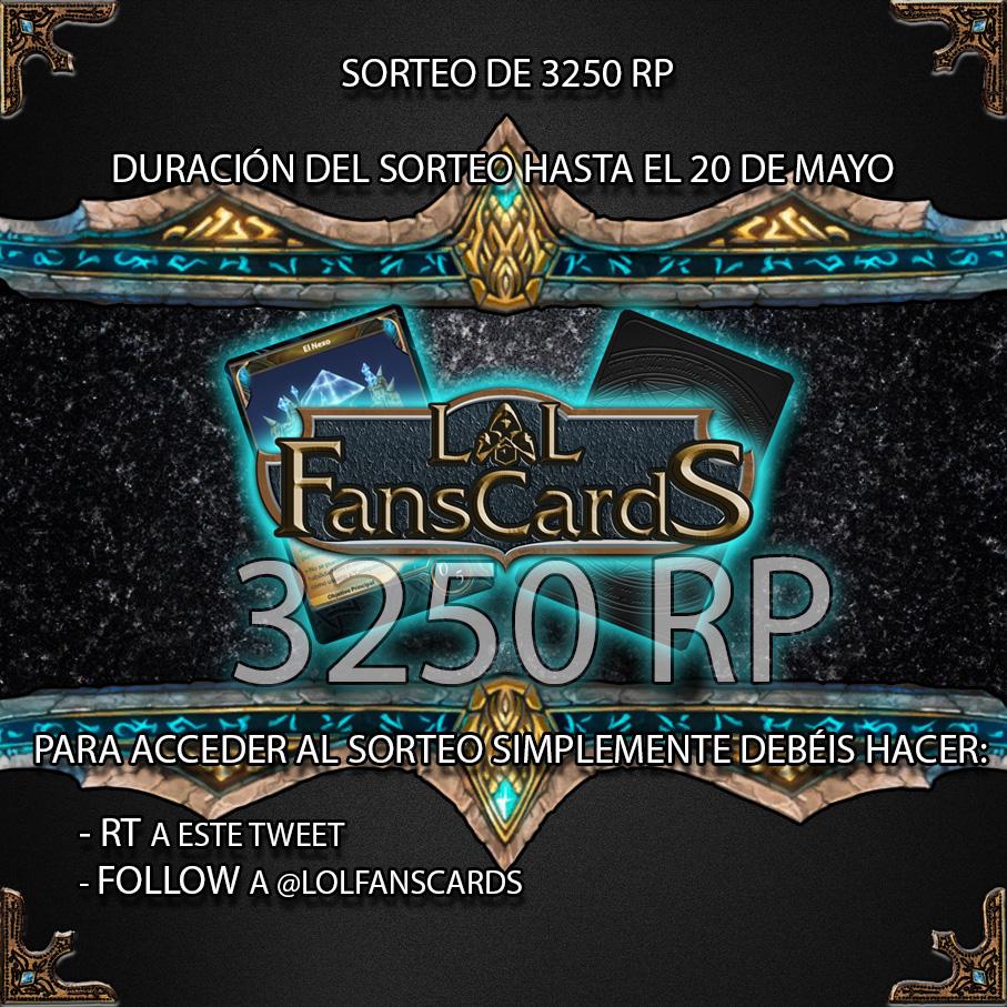 LOLFansCards's tweet image. ¡Sorteo de bienvenida al Poyecto LoL Fans Cards!
Durante la duración vamos a mostrar el proyecto al completo
¡Suerte!