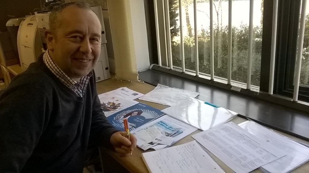 unionlearnnw's tweet photo. @unionlearn National Apprenticeships Project Officer Mark Rowe in our Salford Office planning upcoming activities! http://t.co/ugwUPgSbt4