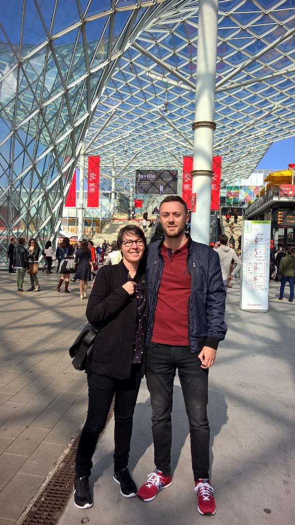 NEOVL_nl's tweet photo. In Milan visiting #Euroluce during the Salone 2015, together with @CapteinDesign http://t.co/at8HSjvXER