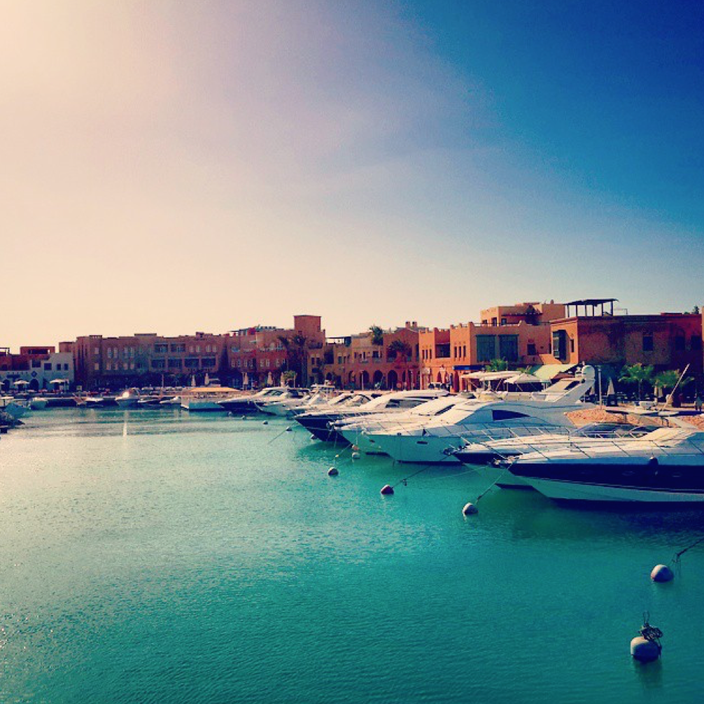 A bit of Egyptian Venice at #AbuTigMarina…