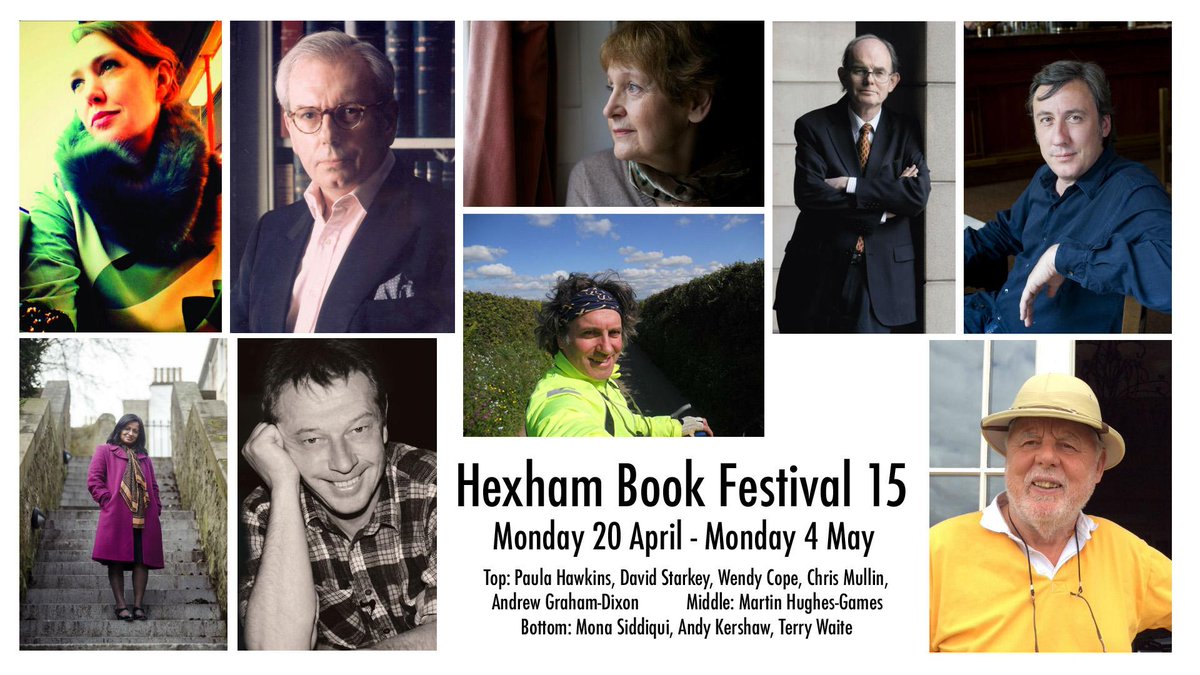 Hexham Book Festival starts today!! queenshall.co.uk/whats-on/seaso…