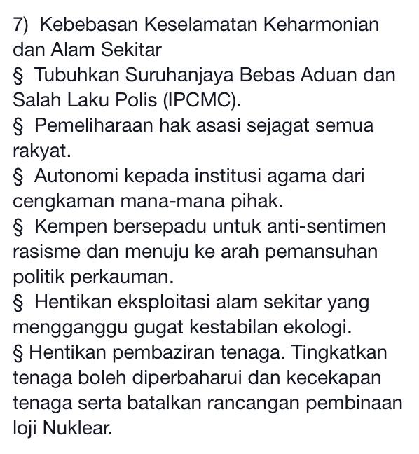GMerdekaRakyat's tweet photo. GABUNGAN MERDEKA RAKYAT MENUNTUT:

7. Kebebasan keharmonian, Keselamatan &amp; alam sekitar http://t.co/AZ8N5LsbpZ