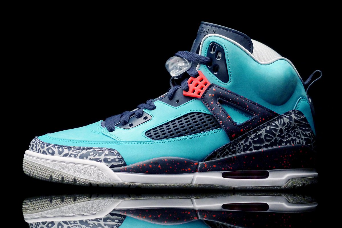 jordan spizike turquoise blue