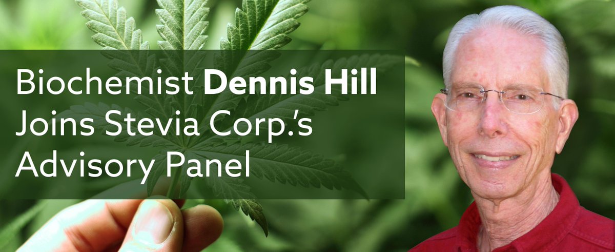 SteviaCorp's tweet image. MD Anderson Cancer Researcher Dennis Hill accepted a position on Stevia Corp. Advisory Panel. goo.gl/vFXkH7