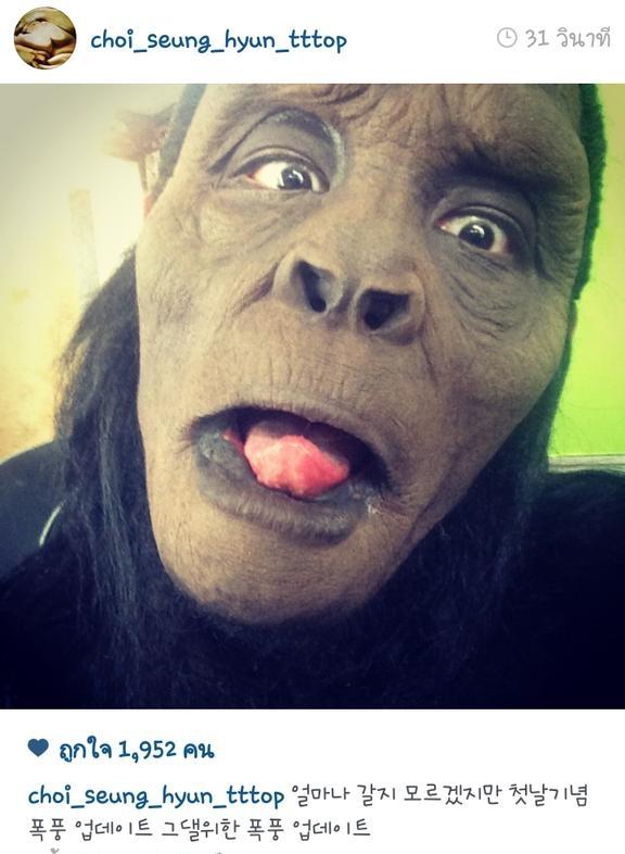 fxxnxxx's tweet photo. ขำอิพี่ท็อปส่งรูปลิงไปให้แม่ดูแล้วโดนแม่ด่าว่า 'เป็นบ้าเหรอ' 55555555555555555555555555555555555555 (cr.bigbangsayth) http://t.co/c866YpNFv1