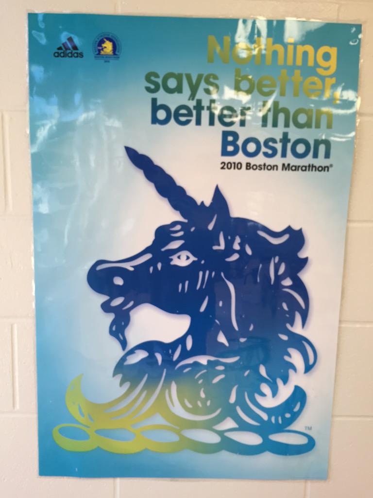 MQVkc's tweet photo. Let's go #BostonMarathon  dominate this day! Art classroom poster, five years now, time for a new one?! http://t.co/hyvI9itpNC