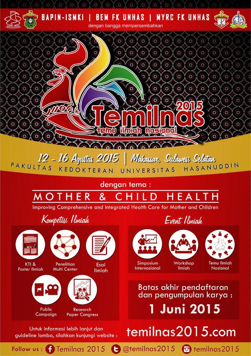 Hi young researcher! Here's official competition poster as a simple guide!! #Temilnas2015 is waiting for you :)