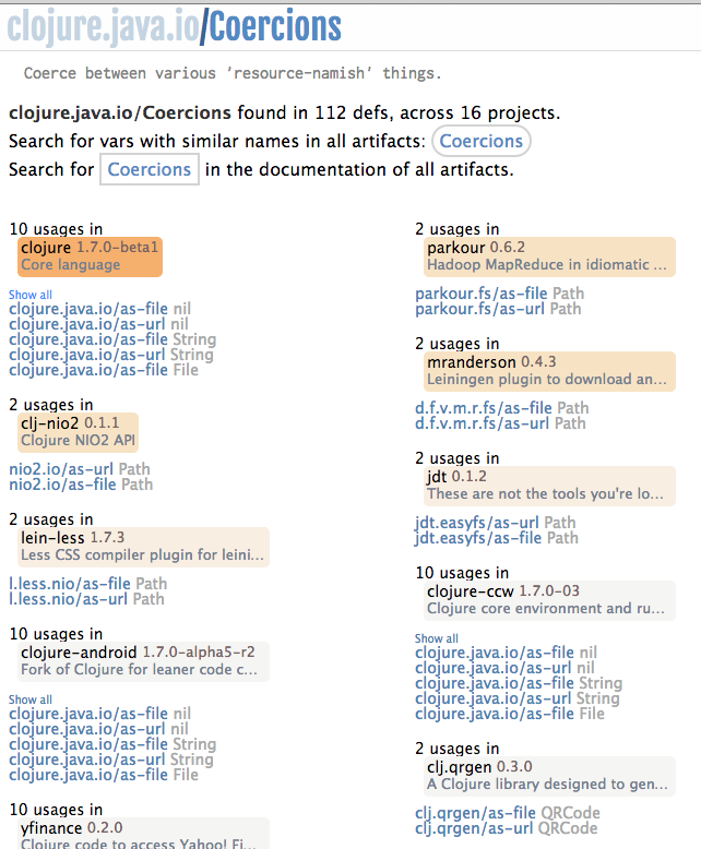 crossclojure's tweet image. 2/ You can look for all extensions of a protocol across all projects, eg. crossclj.info/fun/clojure.ja… #clojure