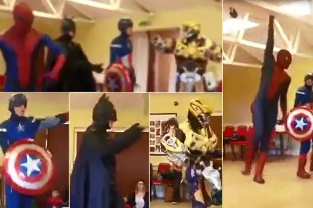 TeessideLive's tweet photo. Watch the superhero 'Uptown Funk' video viewed almost 30 million times!  http://t.co/qAmaIyzUeH http://t.co/3MUkJrMa4q
