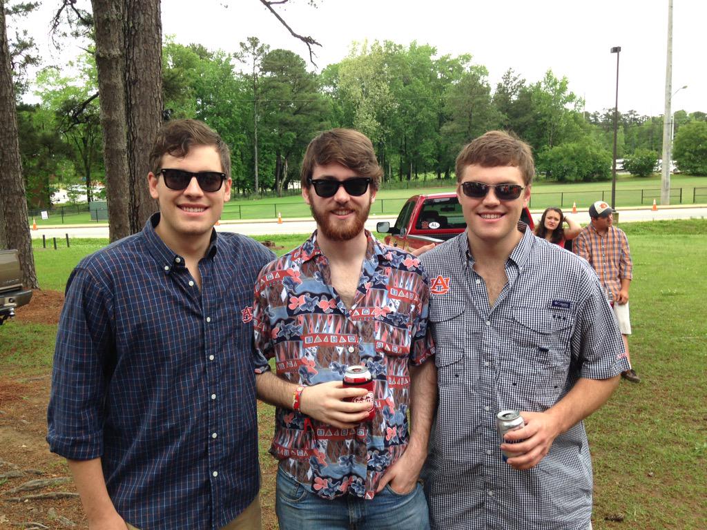 Good to see several alumni at the house for A-Day on Saturday enjoying some great food and good tailgating!