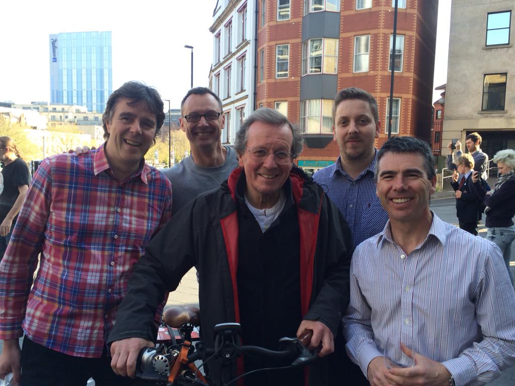 GeorgeFergusonx's tweet photo. Thanks guys RT @waringdesign: @crocodileapp winners of #Greentech2015 A great app helping kids walk safely to #school http://t.co/MHCAkBWWCB