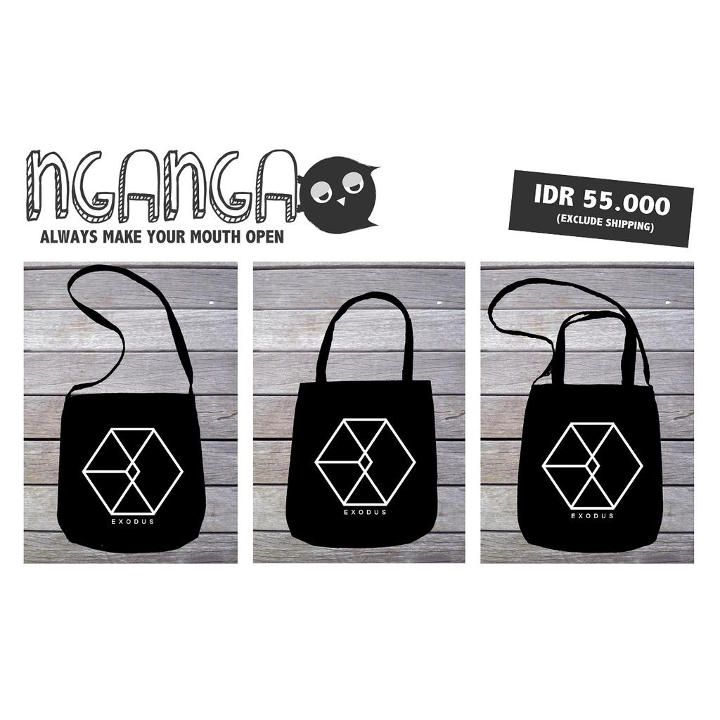 [Pre-Order] Nganga Canvas Bag "Exo" (20April-5 May,2015) only IDR 55.000. Order now!
