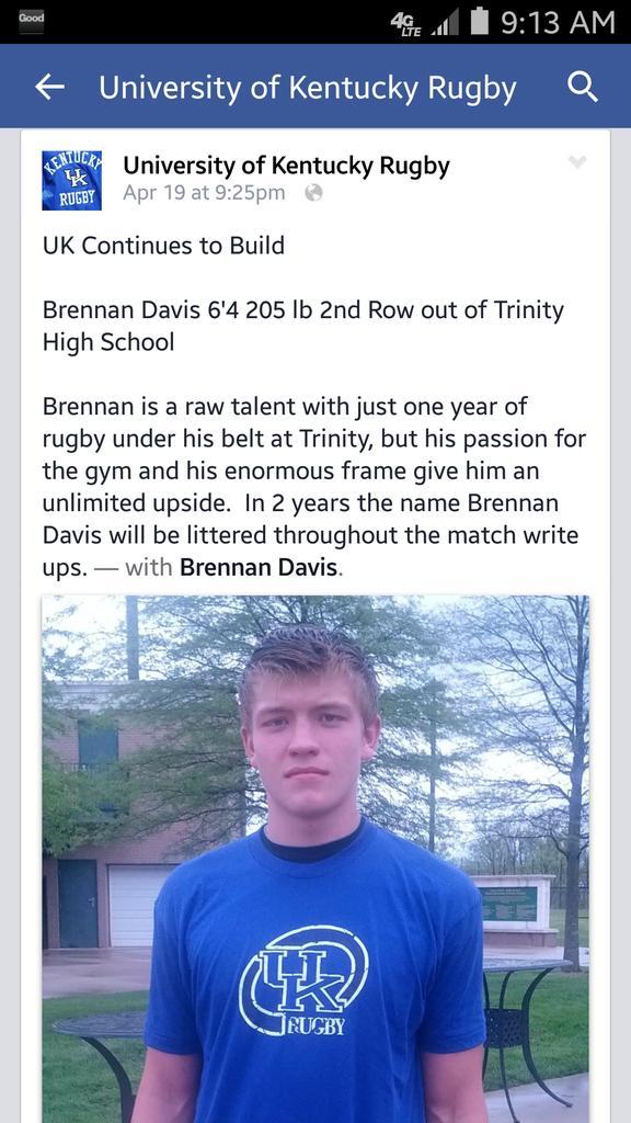 Congrats to Brennan.