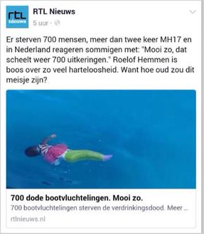 _NickMuller_'s tweet photo. Als je denkt dat het niet erger kan, zie je dit. Ziek, ziek, ziek. http://t.co/0THzD3snyW