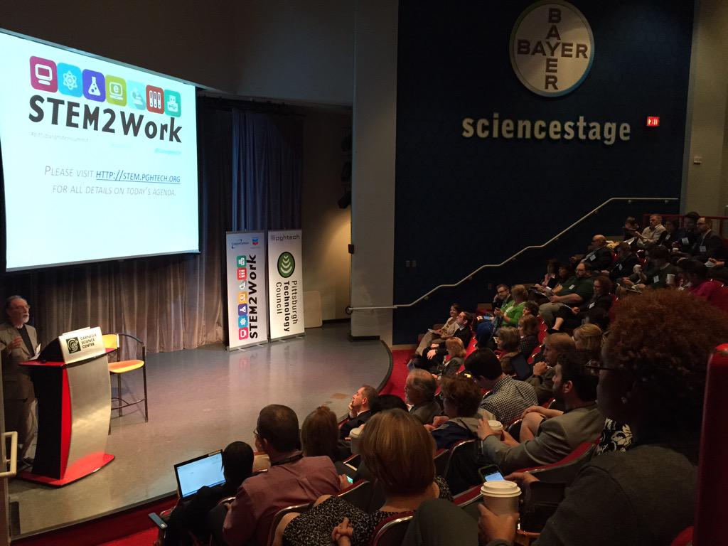 PghEVFan's tweet image. Nearly 200 educators at #STEM2WORK Summit with @BayerUS @CalgonCarbonCCC @Chevron @google @CarnegieSciCtr @pghtech