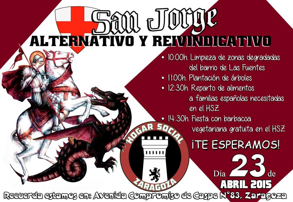 ZGZHogarSocial's tweet photo. SAN JORGE ALTERNATIVO Y REIVINDICATIVO.
¡¡Te ssperamos!! http://t.co/WVBrWjq7cQ